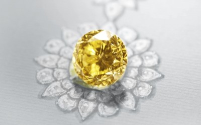 Pascal Mouawad Reveals The World’s Largest Round Yellow Diamond In The World